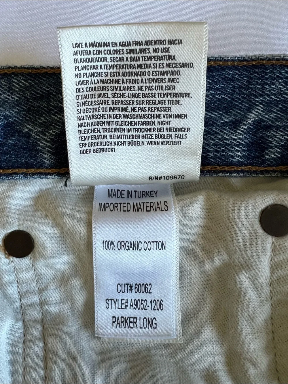 AGOLDE Parker Long Cutoff Denim Shorts Wheel Size 32